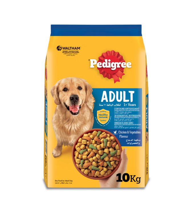Chicken And Vegetables Dry Dog Food Adult 10kg