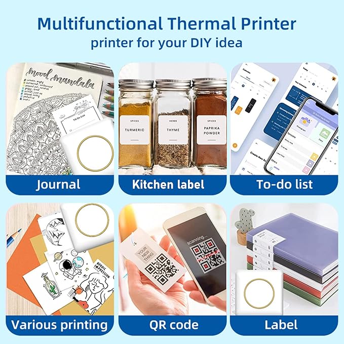 Portable Mini Pocket  Thermal Printer