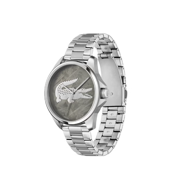 Round Analog Men'S Stainless Steel Case Watch