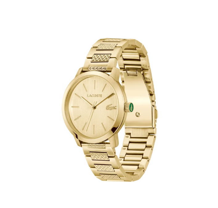 Lacoste Round Analog Men's Ionic Gold Steel Case Watch